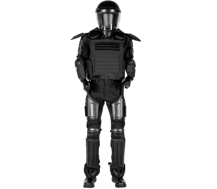 Full Tactical Police Body Protective Anti Riot Armor Suit Emergency Survival 